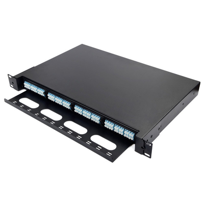 Στερεό 19 ιντσών Wiegand Network 48 SC 96 LC 4 Port Fiber Ningbo Patch Panel Οπτική ίνα