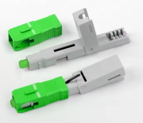 Συγκρότημα FTTH SC APC Fast Connector για εγκατάσταση πεδίου οπτικών ινών με χαμηλή απώλεια σήματος
