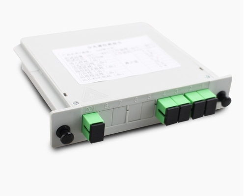 3G Network PLC Splitter 1x4 SC UPC με λειτουργικό μήκος κύματος 1260-1650nm σε FTTH Box
