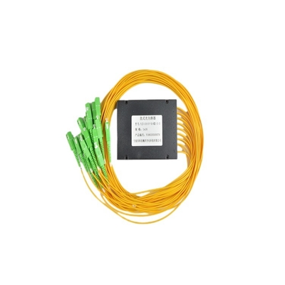Δίκτυο PLC Splitter SC/APC ABS Box Μονότροπος οπτικός διαχωριστής ινών SC/UPC PCL Splitter