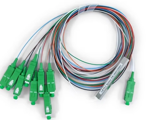 FTTH Mini Steel Tube Splitter Οπτική ίνα Micro 1 * 8 SC APC MINI 1m 1,5m PLC Splitter