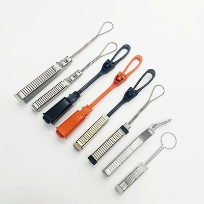 FTTH Fiber Optic Drop Cable Tension Clamp Κανονικός ή μη κανονικός Bluetooth δικτύου