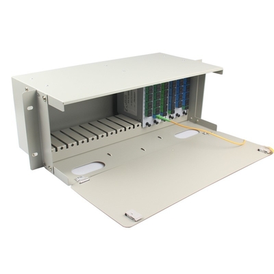 Τηλεπικοινωνίες 19" Φυτικό οπτικό ράφι Mount Splitter Cabinet LGX Type Chassis