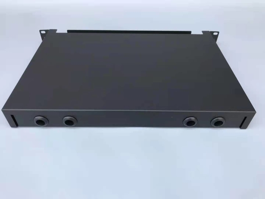 Ψυχρά κυλίνδυνα πλάκα 1U 24 Port SC SX FTTH Fiber Optic Patch Panel για 19 ιντσών Rock Mount