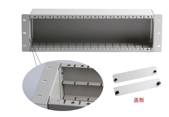 1x2 1x4 1x8 16 Slots Fiber Optical PLC LGX Χωριστικό σασί για 3U 19 &quot;Rack Mount