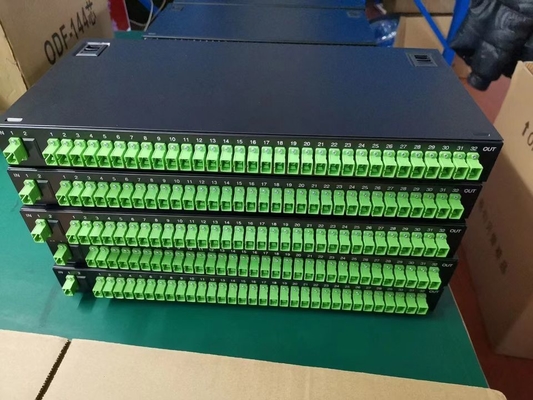 FTTX ODF Οπτικό πλαίσιο διανομής 19 ιντσών Rack Mounted 24 πυρήνες για συνδέσεις FTTX