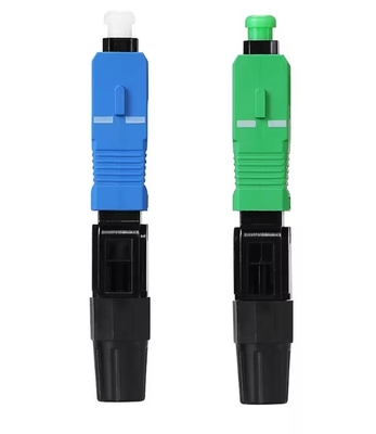 Συγκρότημα πεδίου 100pcs FTTH Fiber Quick Connector για ομαλή μετάδοση σήματος ινών