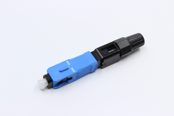 Συγκρότημα πεδίου 100pcs FTTH Fiber Quick Connector για ομαλή μετάδοση σήματος ινών