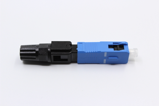 Συγκρότημα πεδίου 100pcs FTTH Fiber Quick Connector για ομαλή μετάδοση σήματος ινών