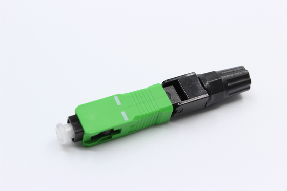 Συγκρότημα πεδίου 100pcs FTTH Fiber Quick Connector για ομαλή μετάδοση σήματος ινών