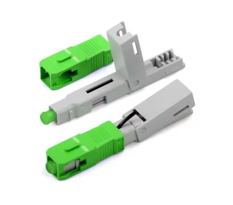 Συγκρότημα FTTH SC APC Fast Connector για εγκατάσταση πεδίου οπτικών ινών με χαμηλή απώλεια σήματος