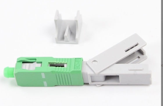 Συγκρότημα FTTH SC APC Fast Connector για εγκατάσταση πεδίου οπτικών ινών με χαμηλή απώλεια σήματος
