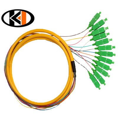 Νινγκμπό Fiber Optic Patch Cord Multi Mode 5m Pigtail με συνδετήρα SC FC ST LC UPC
