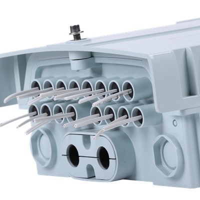 FTTX ODB NAP FTTH 16 οδών IP65 Αδιάβροχο κουτί διαίρεσης καλωδίων με υλικό PC ABS