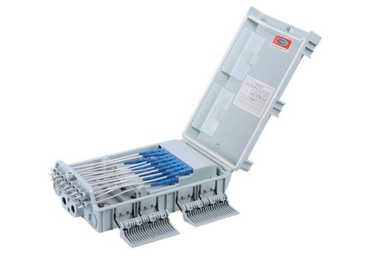 FTTX ODB NAP FTTH 16 οδών IP65 Αδιάβροχο κουτί διαίρεσης καλωδίων με υλικό PC ABS