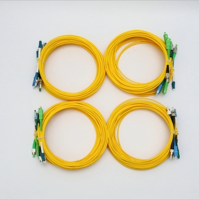 SC-SC Patch Cord 3m μήκος ≤0,3dB απώλεια εισαγωγής Κατάλληλο για περιβάλλον -40-70°C