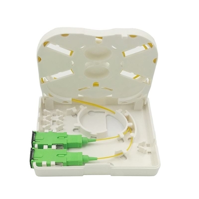 Τείχος FTTH Mini Fiber Optic Socket Panel Box με 2 θύρες και SC/APC Pigtail