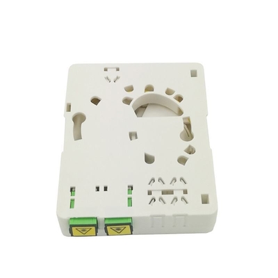Τείχος FTTH Mini Fiber Optic Socket Panel Box με 2 θύρες και SC/APC Pigtail