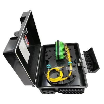 Μίνι PLC Splitter Fiber Distribution Box 32/48 Core ABS NAP IP68 2PCS 1X16 ή 48 Αναπροσαρμοστής