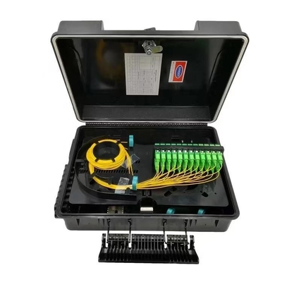Μίνι PLC Splitter Fiber Distribution Box 32/48 Core ABS NAP IP68 2PCS 1X16 ή 48 Αναπροσαρμοστής