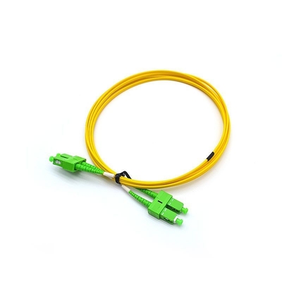 Ενιαία λειτουργία 9/125 Duplex SC/UPC-SC/UPC εξωτερικό καλώδιο οπτικών ινών για τηλεπικοινωνίες