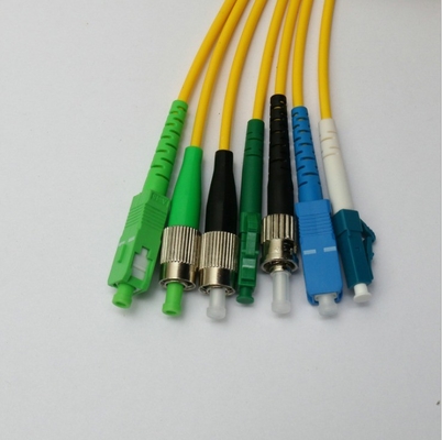 Ενιαία λειτουργία 9/125 Duplex SC/UPC-SC/UPC εξωτερικό καλώδιο οπτικών ινών για τηλεπικοινωνίες