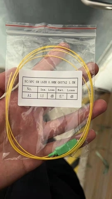 ST UPC σε ST UPC Μονότυπο PVC 3.0mm LSZH Fiber Optic Patch Cord για υψηλό εύρος ζώνης