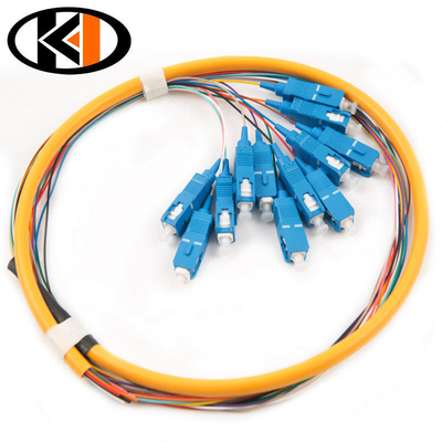 SC UPC Μονότυπο 1.5M Simplex Fiber Optic Pigtail για ευρύ εύρος θερμοκρασιών -40-70°C