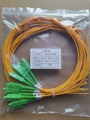 SC UPC Μονότυπο 1.5M Simplex Fiber Optic Pigtail για ευρύ εύρος θερμοκρασιών -40-70°C