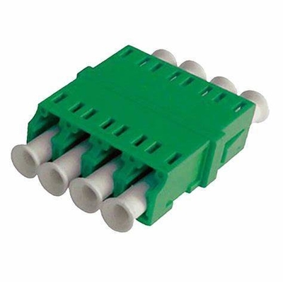 FTTH Fiber Optic Adapter LC Quad Flange Coupler 4 LC για 40 έως 85 Temp συμβατότητα