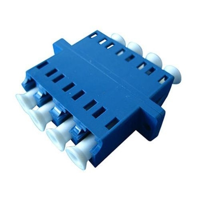 FTTH Fiber Optic Adapter LC Quad Flange Coupler 4 LC για 40 έως 85 Temp συμβατότητα