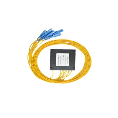 Δίκτυο 4G ABS Τύπος πλαστικού κουτιού PLC διαχωριστής οπτικών ινών με σύνδεσμο SC/APC LC/APC για PON FTTX και CATV