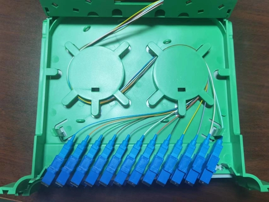 12 πυρήνες μικρός δίσκος σύνδεσης για FTTX ODB NAP FTTH πλαστικό καλώδιο σύνδεσης οπτικών ινών
