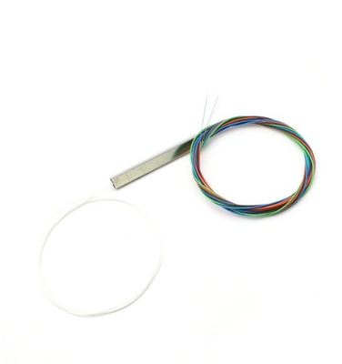 1260-1650nm Λειτουργικό μήκος κύματος PLC Fiber Optic Splitter 1x9 για μη ισορροπημένο δίκτυο