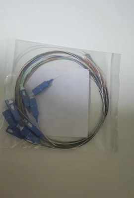1260-1650nm Λειτουργικό μήκος κύματος PLC Fiber Optic Splitter 1x9 για μη ισορροπημένο δίκτυο