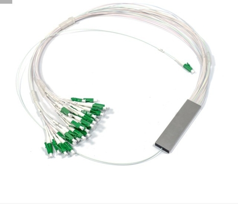 1*32 1*64 1*128 Ατσάλινο σωλήνα SC/ APC Μίνι οπτική ίνα GPON 1x128 PLC Splitter