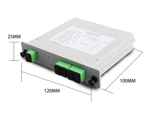 3G Network PLC Splitter 1x4 SC UPC με λειτουργικό μήκος κύματος 1260-1650nm σε FTTH Box