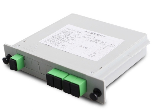 3G Network PLC Splitter 1x4 SC UPC με λειτουργικό μήκος κύματος 1260-1650nm σε FTTH Box