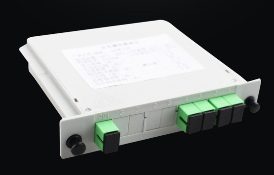 3G Network PLC Splitter 1x4 SC UPC με λειτουργικό μήκος κύματος 1260-1650nm σε FTTH Box