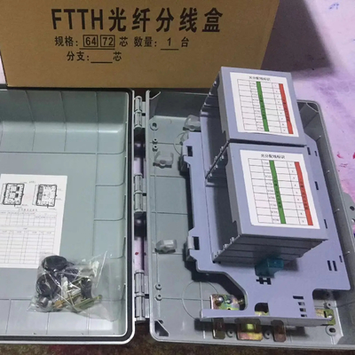 Τηλεπικοινωνίες FTTH Fiber 72 Core/64 Core Terminal Box με LGX Splitter ή Mini Type PLC Splitter