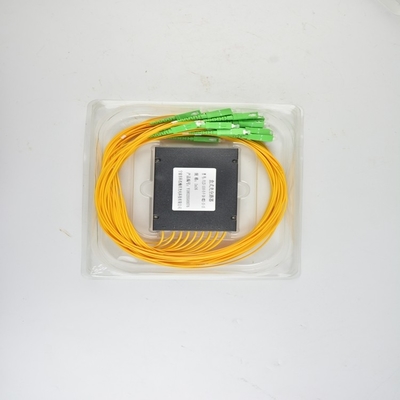 3- Δικτυακό PLC διαχωριστικό οπτικών ινών 1x4 2x8 16x32 ABS Box Module Passive Optical Connector
