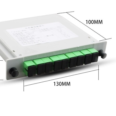 Τηλεπικοινωνίες FAT και FTD FTTH Fiber Splitter με WDM Cassette Type PLC Splitter 1x8 SC APC