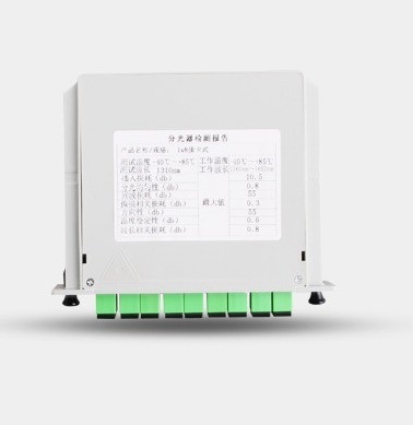 Τηλεπικοινωνίες FAT και FTD FTTH Fiber Splitter με WDM Cassette Type PLC Splitter 1x8 SC APC