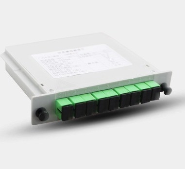 Τηλεπικοινωνίες FAT και FTD FTTH Fiber Splitter με WDM Cassette Type PLC Splitter 1x8 SC APC