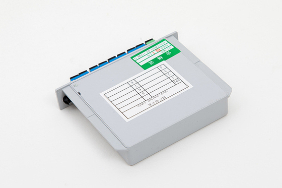 Τύπος ινών G657A 1x8 SC APC PLC Cassette Διάσπασμα οπτικών ινών για μετάδοση σήματος