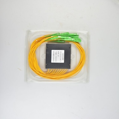 Δίκτυο PLC Splitter SC/APC ABS Box Μονότροπος οπτικός διαχωριστής ινών SC/UPC PCL Splitter