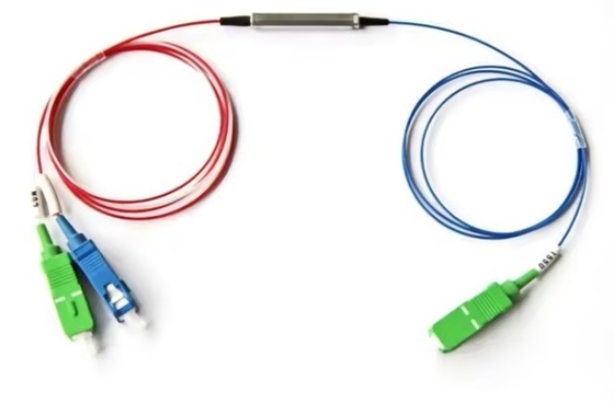 3 Υψηλής ισχύος PER ER 28dB 1x2 1 2 Μίνι PM FBT Δορυφόρος διαίρεσης οπτικών ινών με τύπο ινών G657A