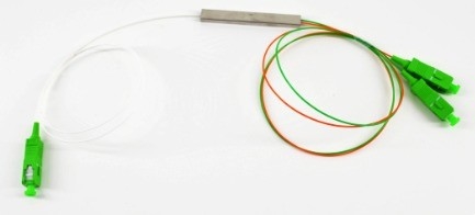 Πιστοποιημένο από την ANATEL 1x8 SC/APC Micro Mini Block Steel Tube FTTH PLC Splitter και 3 Times
