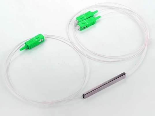 Πιστοποιημένο από την ANATEL 1x8 SC/APC Micro Mini Block Steel Tube FTTH PLC Splitter και 3 Times