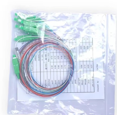 FTTH Mini Steel Tube Splitter Οπτική ίνα Micro 1 * 8 SC APC MINI 1m 1,5m PLC Splitter